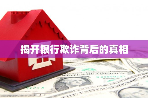 武隆揭开银行欺诈背后的真相