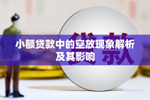 绥化小额贷款中的空放现象解析及其影响