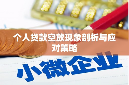 和田市个人贷款空放现象剖析与应对策略